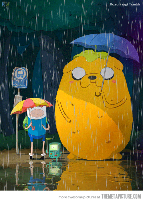 《adventure time》,一部蘑菇云升起后的胡逼动画