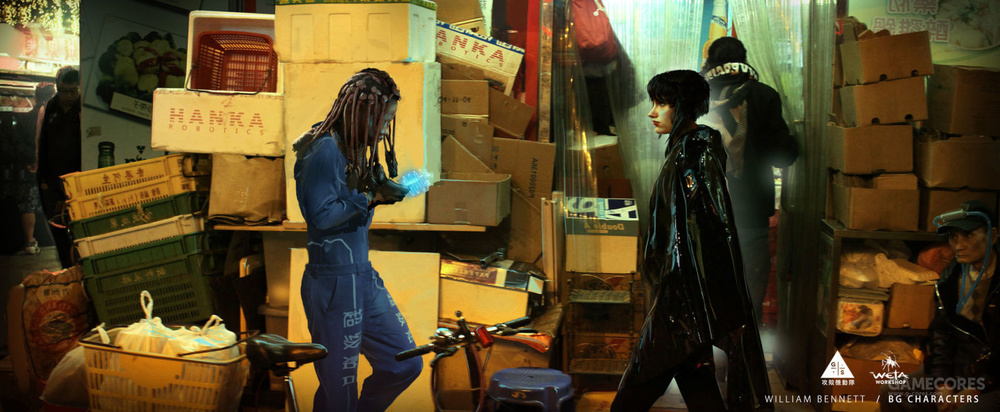 在看电影之前,你可以先欣赏一下《攻壳机动队》的概念