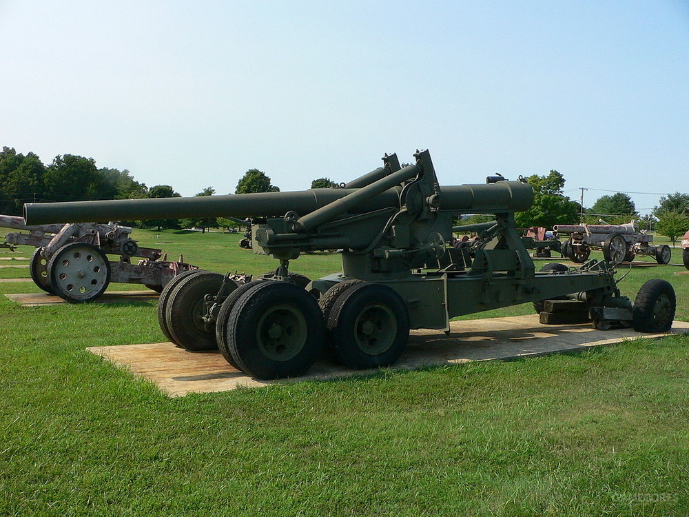 其原型是外号为"长脚汤姆"(long tom)的155毫米m1野战加农炮