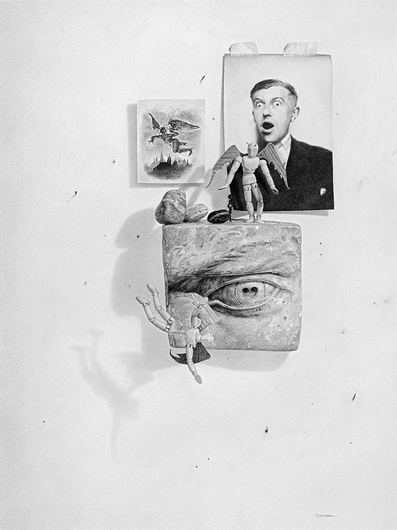 荒诞黑暗,破碎虚空:罗恩·诺曼的石墨劝世静物画
