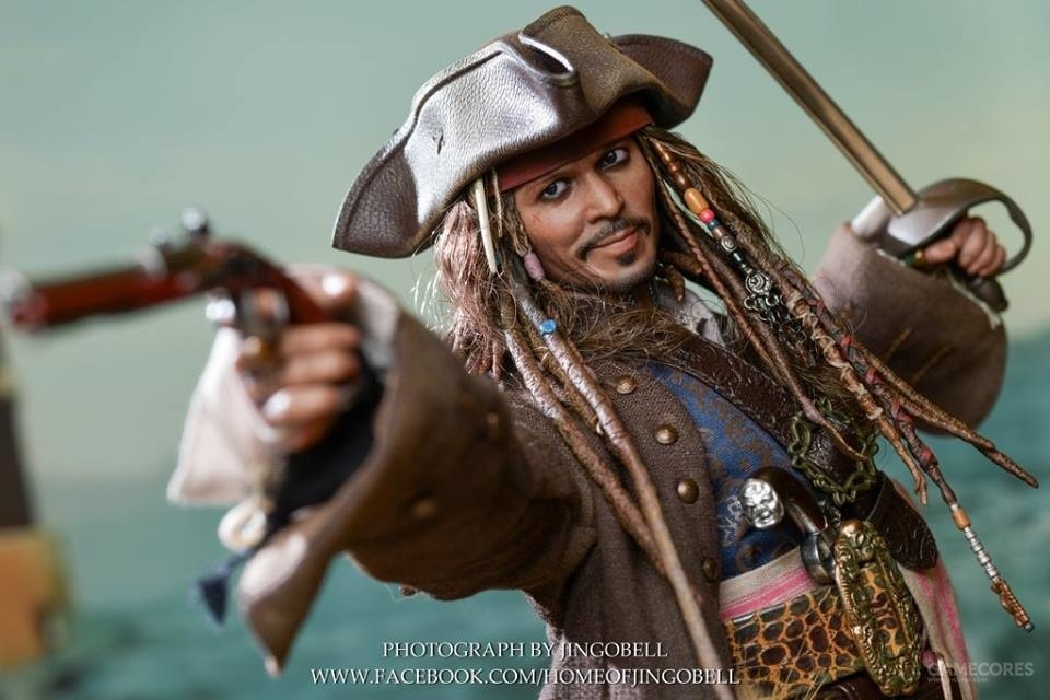 还原度超高的1/6比例杰克船长,hot toys《加勒比海盗》珍藏版即将发售