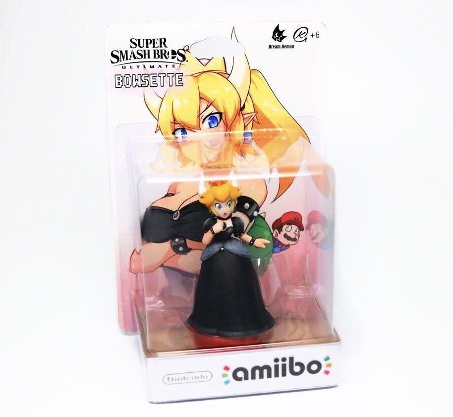 海外youtuber自制"库巴公主"amiibo,这速度也太快了吧?