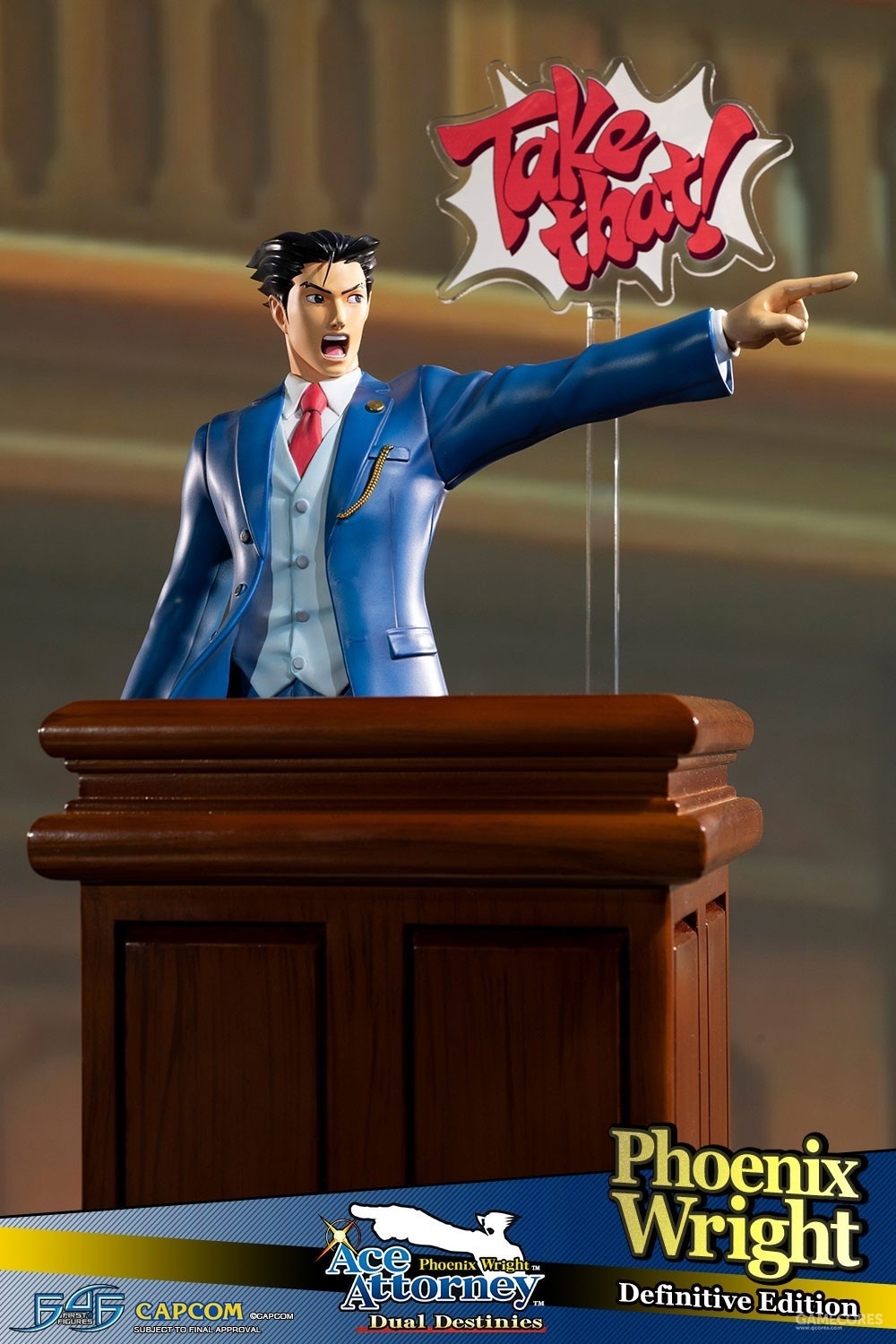 "objection !" f4f 的《逆转裁判 5》成步堂龙一塑像现已接受预订