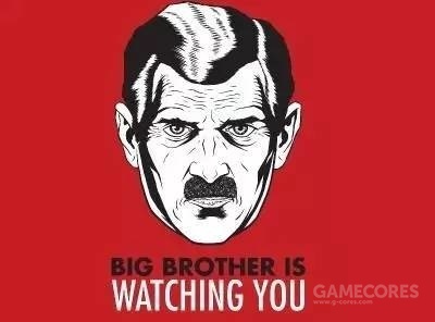the big brother is watching you 极权主义的特征之一