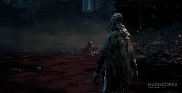 整个教堂区是血腥而震撼的,地上四溅的鲜血和苦苦哀求的受害者冲击着