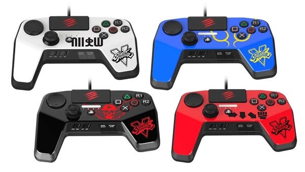 madcatz《街霸5》手柄系列共有4种,但最主要的分别其实还是在外表设计