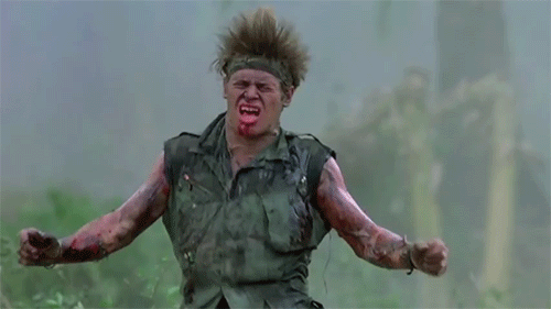 比如在1986年的电影《野战排》中,他所饰演的中士伊莱亚斯(elias)遭