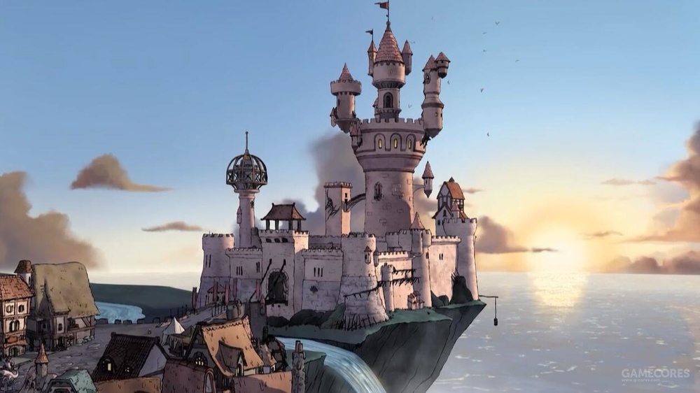 建模的梦王国城堡还原了二维美术的手绘感