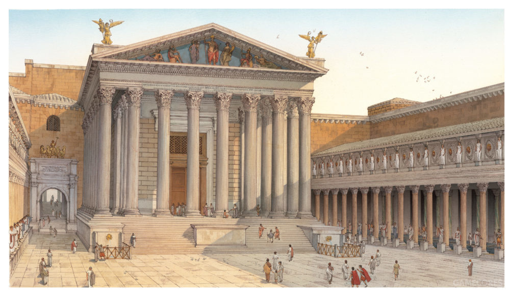 《圣斗士》的建筑元素和现实原型:希腊,罗马,埃及