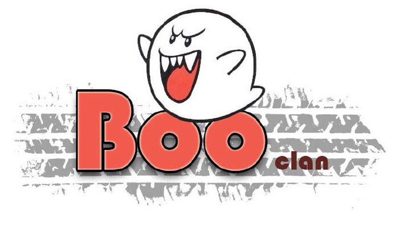 "boo"是《超级马里奥》系列中的那个白白胖胖,吐着舌头的小幽灵.