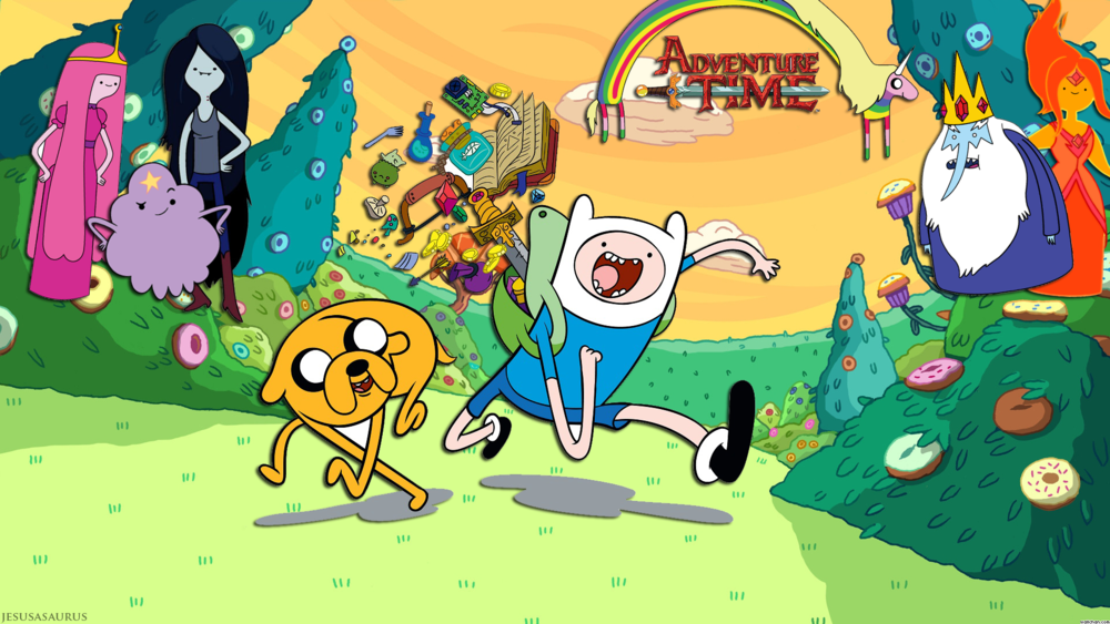 《adventure time》,一部蘑菇云升起后的胡逼动画