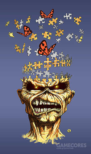 iron maiden乐队吉祥物"eddie"与绘制它的艺术家derek riggs