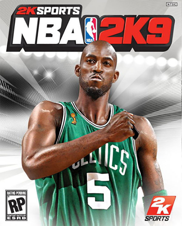 《nba 2k9》封面球星狼王加内特