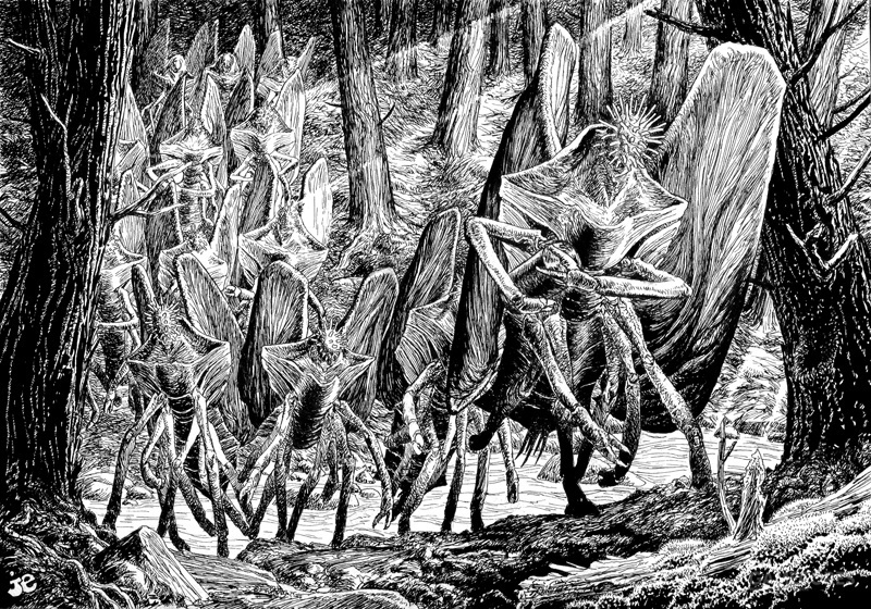 邪神画笔 | 埃努·尤哈斯的克苏鲁画作 | 机核