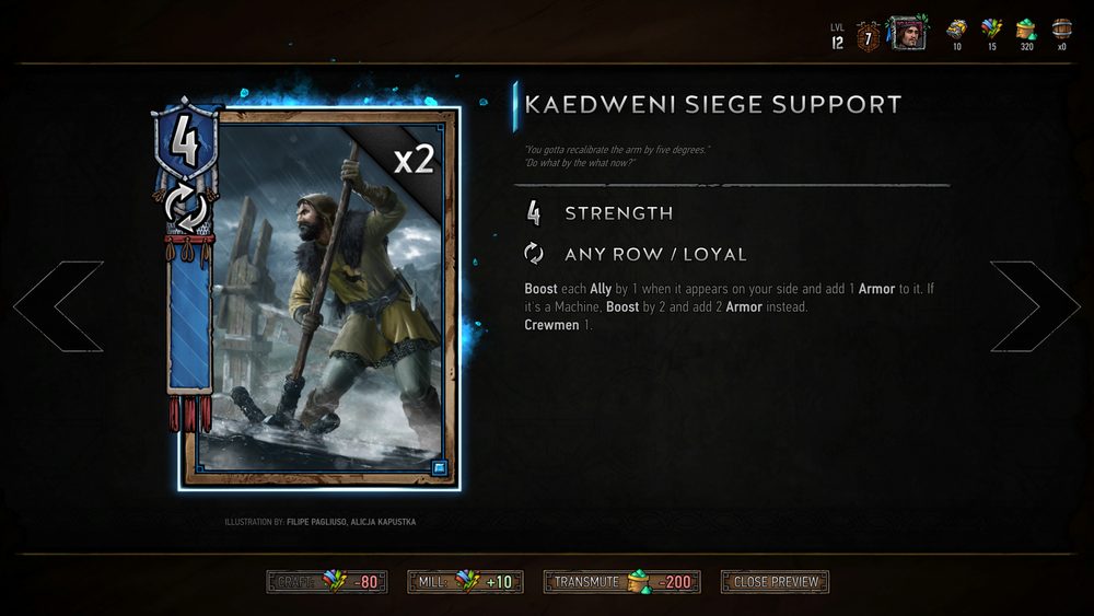 《昆特牌》国际服测试版本下的游戏分析与部分阵营初窥(二)