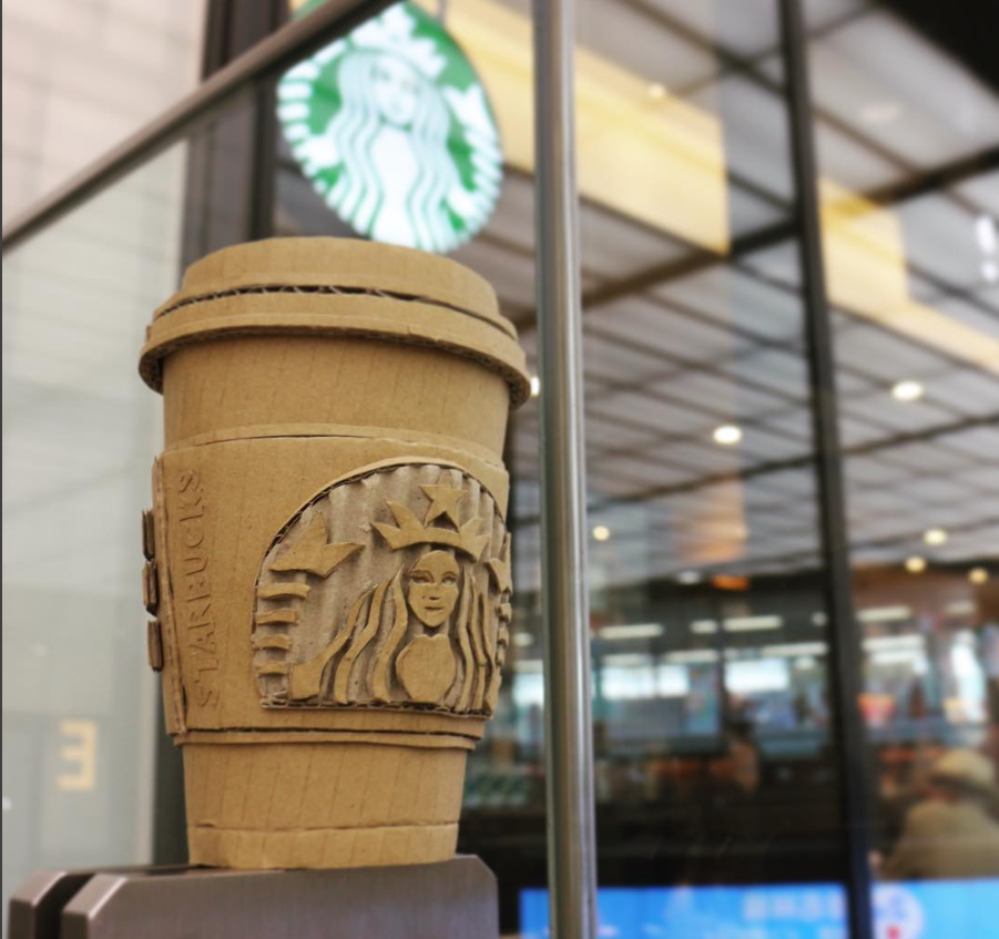 瓦楞纸的无限可能:纸箱艺术家大野萌菜美作品欣赏