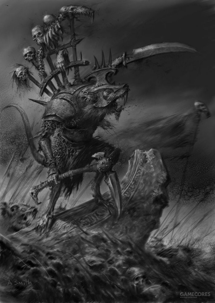 中古战锤里的鼠人 | 斯卡文魔鼠帝国