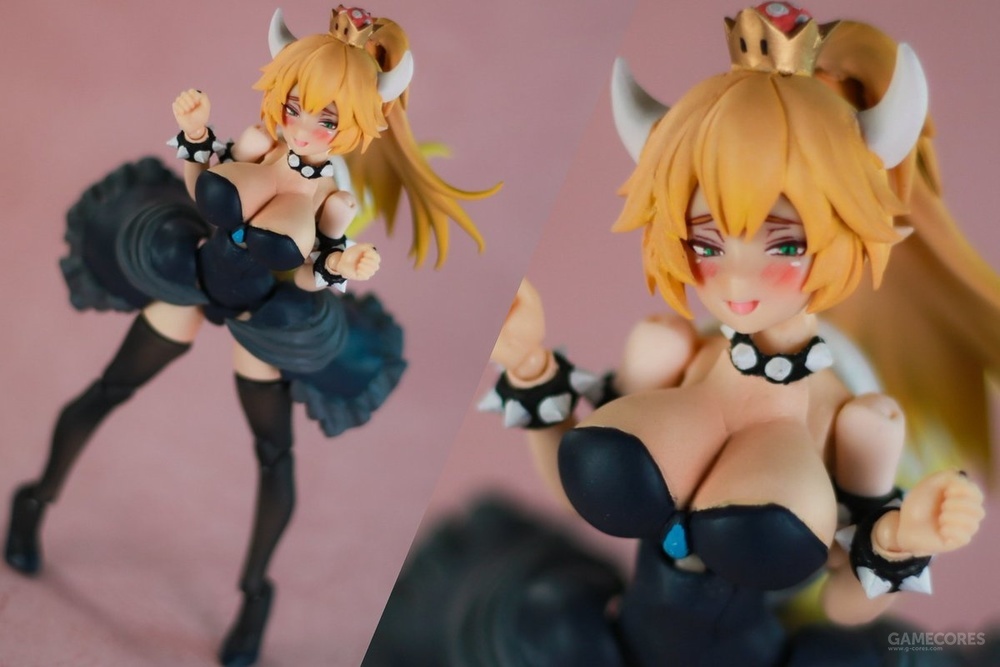 罪过,有人把你们最喜欢的库巴公主做成了可动模型