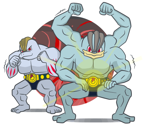 怪力——一个长有四只手的大壮宝可梦