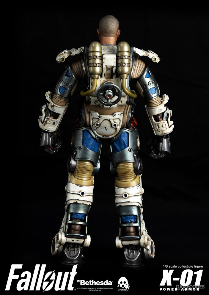 忘了"76"吧,threezero 推出了一款卖相超好的《辐射4》x-01 动力甲