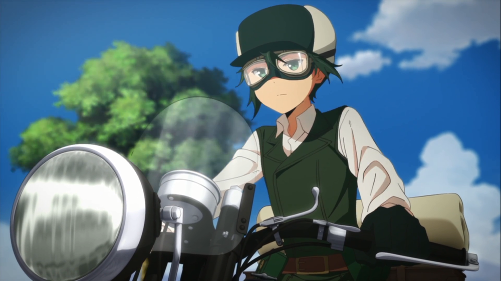 小小少女骑着摩的,《奇诺之旅》新动画预告公布