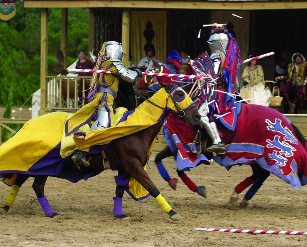 巨大的冲击力把骑枪怼个粉碎是很常见的现象,当然人