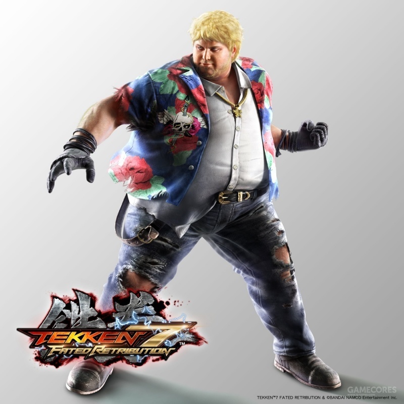 今天公布了两名角色,其中一名是之前在《铁拳6》中登场的bob,另一名则