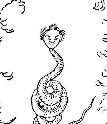 人面蛇神的山神示例图