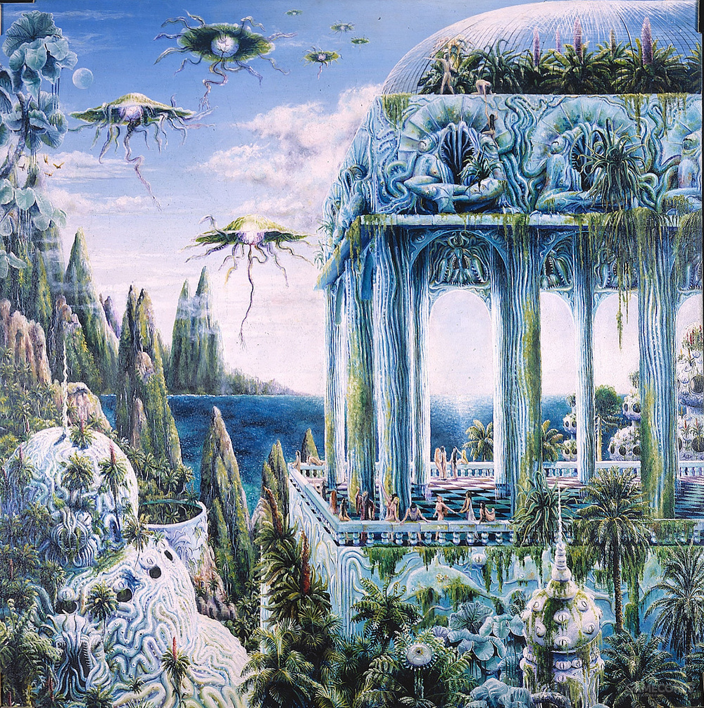 一位法国朋克吉他手描绘的乌托邦宇宙和邪神古国