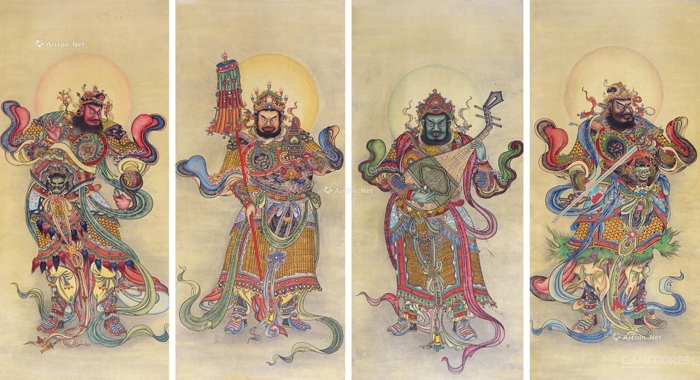 四大天王神像壁纸图片