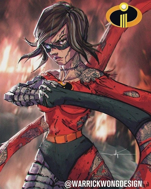 暴力解放 | 画师warrick wong让这些角色释放了黑暗面