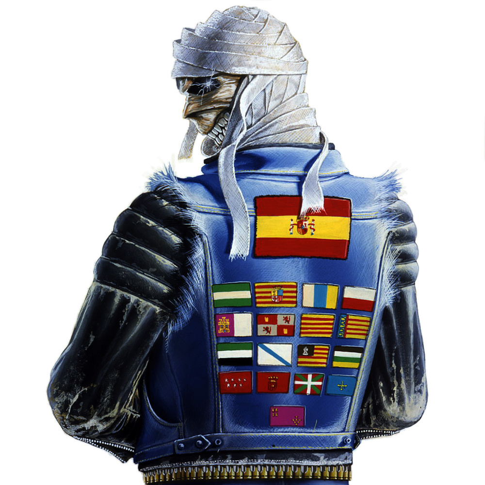 iron maiden乐队吉祥物"eddie"与绘制它的艺术家derek riggs