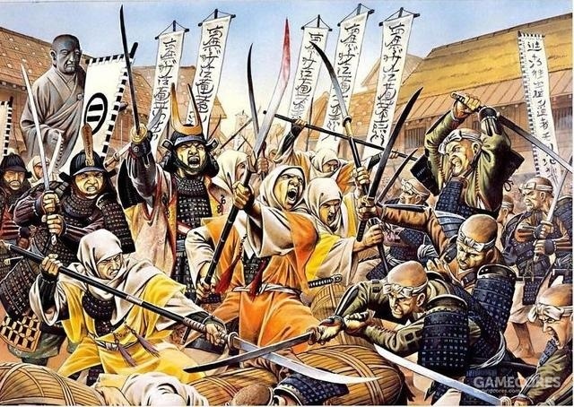 之后,各家寺庙宗派又为了争夺地盘大打出手,到了12世纪,镰仓幕府与