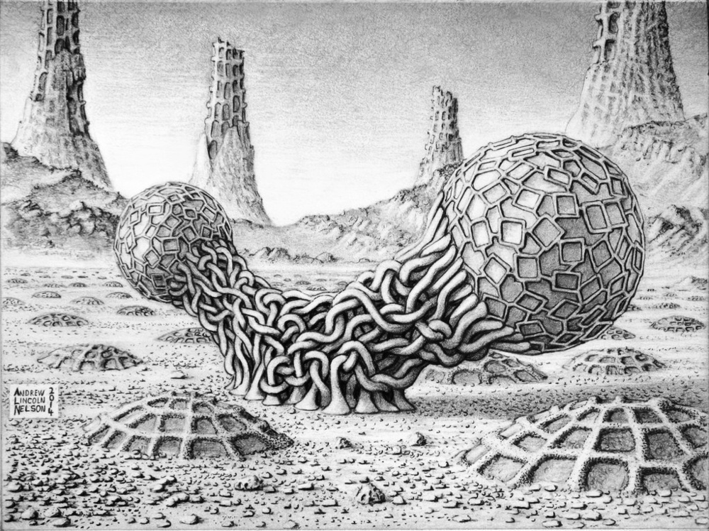 当分形几何的机器与有机生命相结合,硅基生物的世界就诞生了