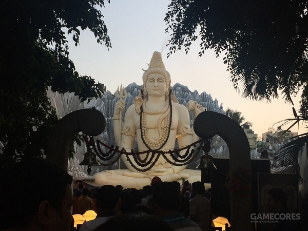 湿婆像,伟大的湿婆之夜 摄于班加罗尔