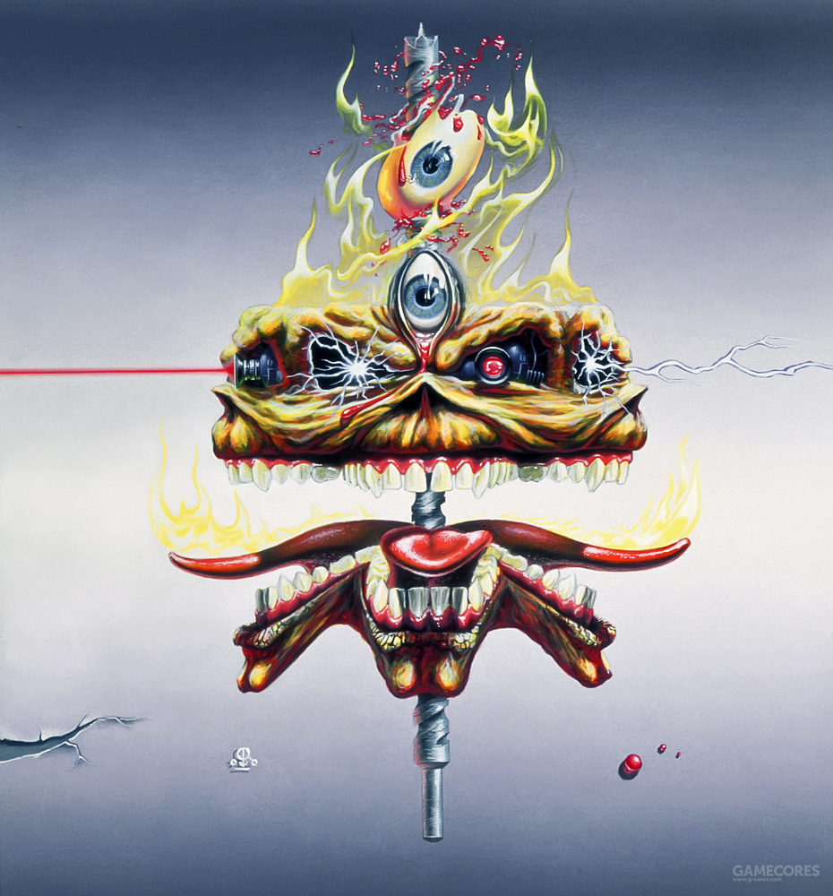 iron maiden乐队吉祥物"eddie"与绘制它的艺术家derek riggs