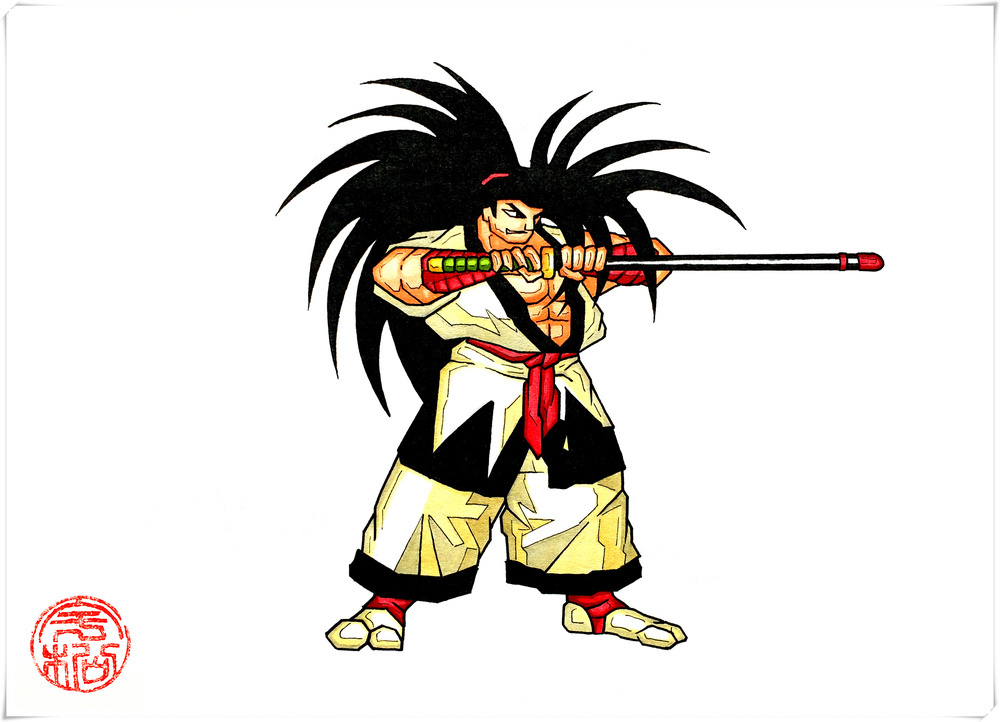 怀旧迎新《侍魂4-天草降临》全人物马克笔手绘(第二集完结)