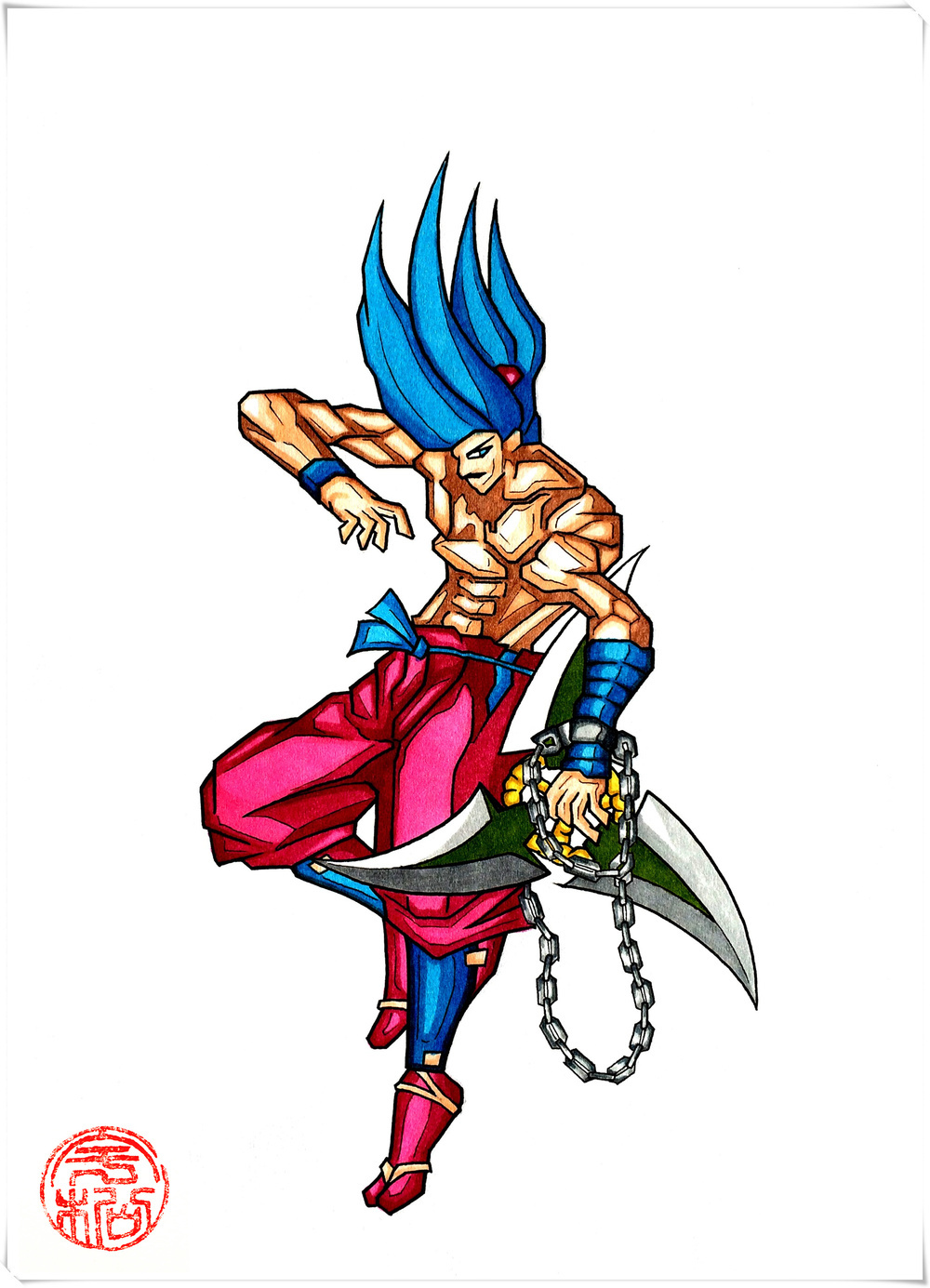 怀旧迎新《侍魂4-天草降临》全人物马克笔手绘(第二集完结)