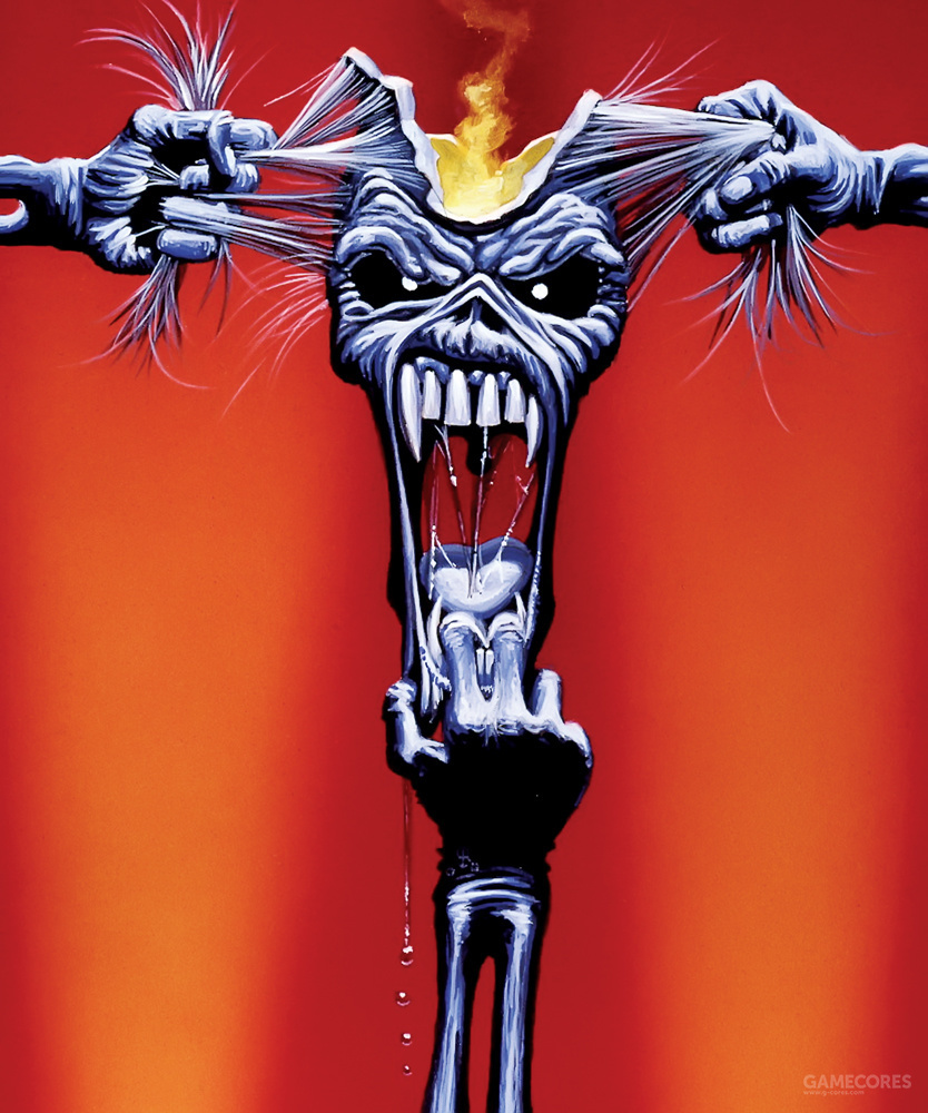 iron maiden乐队吉祥物"eddie"与绘制它的艺术家derek riggs